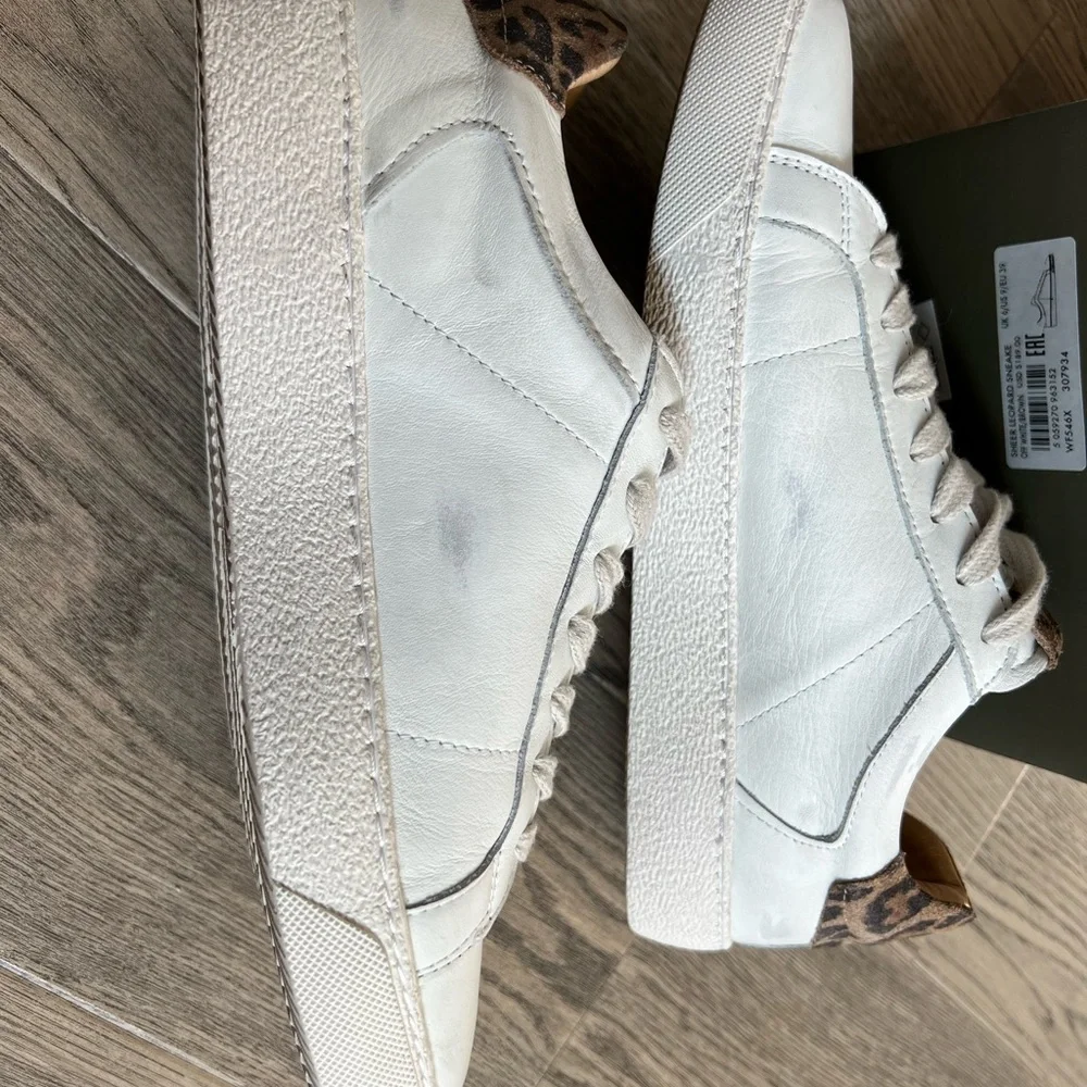 All saints sheer leopard sneaker, distressed - Picture 9 of 14